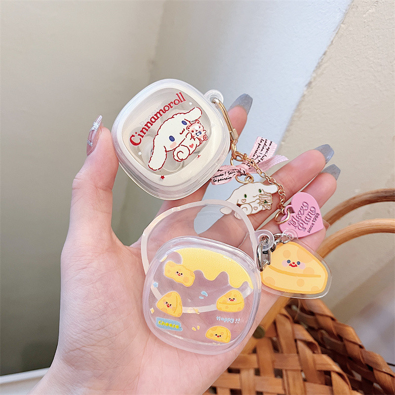 Cho Baseus Bowie WM02 Plus ốp tai ng Case Dành Tai Nghe Vỏ Quế Chó Tai Nghe handmade DIY Mặt Dây Chu