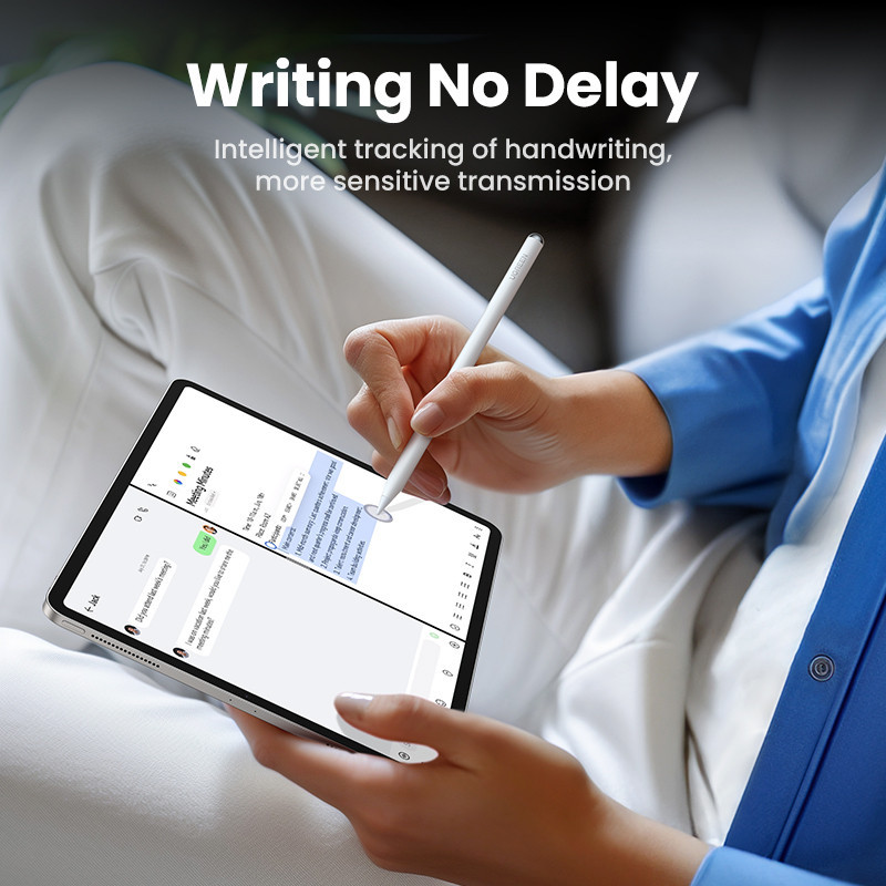 Bút cảm ứng thông minh UGREEN - Sạc kép từ tính & USB-C, Sạc nhanh, Thời lượng pin dài, Hiển thị dung lượng pin Bluetooth, Hỗ trợ nghiêng & Gắn từ tính cho iPad Pro/Air/Mini | BigBuy360 - bigbuy360.vn