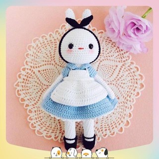 Set len Búp bê thỏ Candy
