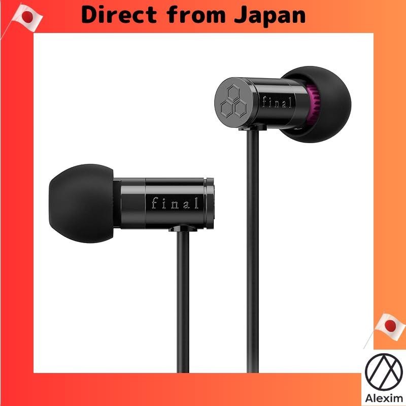 [Direct from Japan]Final E1000 Canal Type Earphones (Black) FI-E1DPLBL