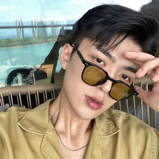 Hàn quốc unisex mi ding hộp nhỏ kính mát nữ kính mát dành cho nam kính mắt khung unisex chất lượng cao màu đen cho nam