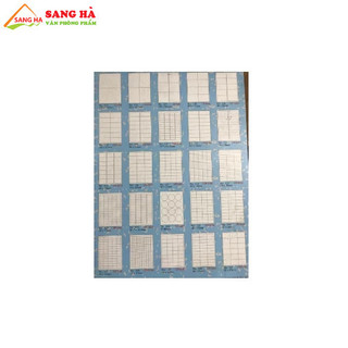 1 Xấp Giấy Decal TOMMY A4 100 Tờ (Số từ 125 đến 149)