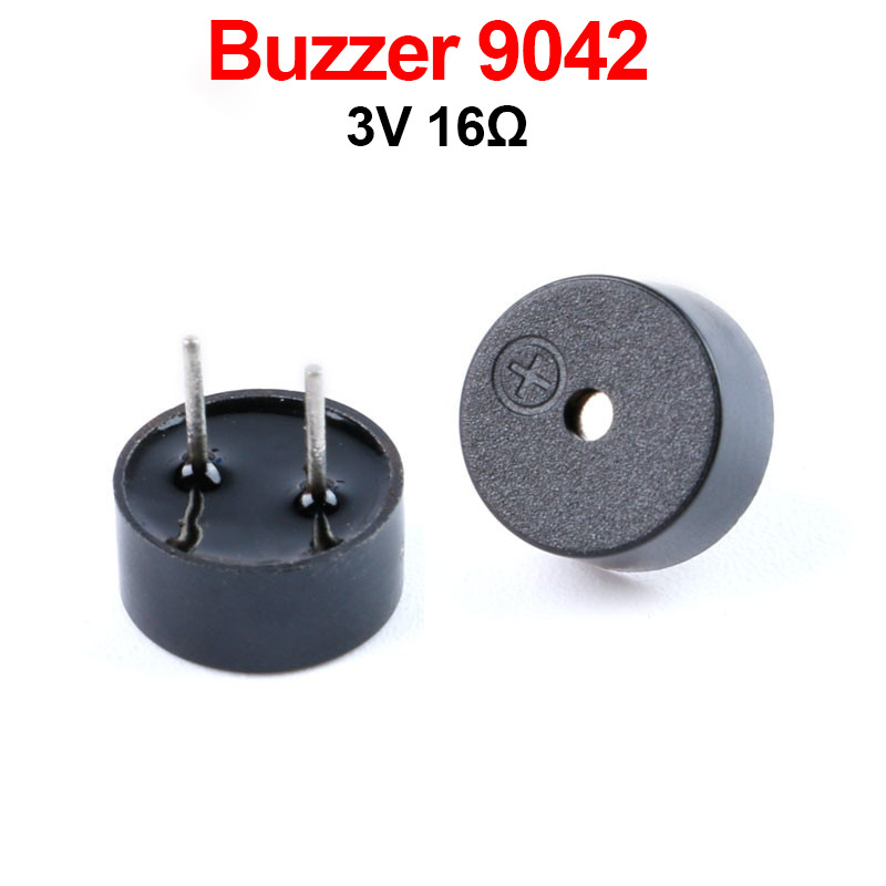 (Gói 5 cái) Buzzer 9042, 3V 16Ω, không cấp tần số ||