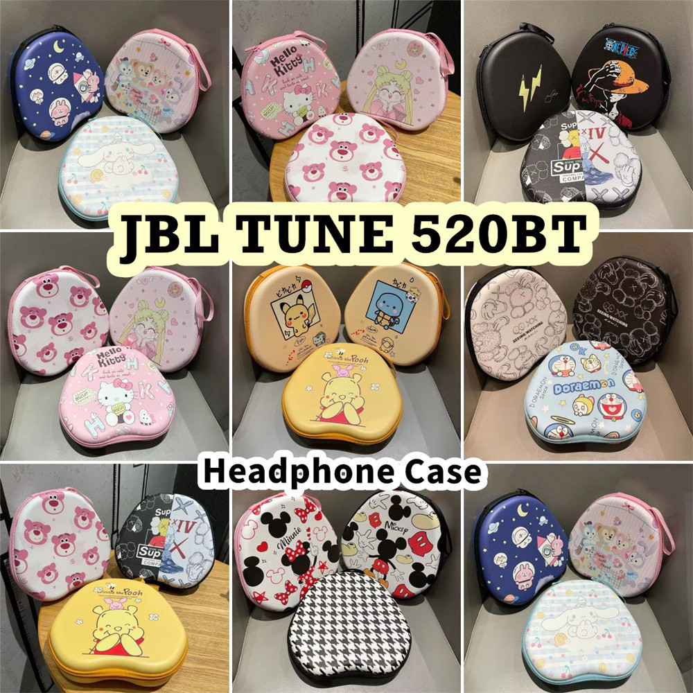 Dành Cho JBL TUNE 520BT Vỏ Tai Nghe Hoạt Hình Sáng Tạo Earpads Túi Bảo Quản Vỏ Hộp