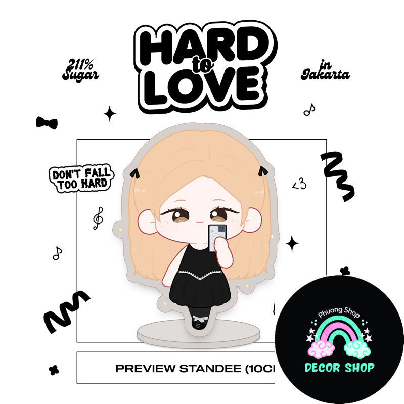 211% sugar | STANDEE ROSÉ HARD TO LOVE IN JAKARTA