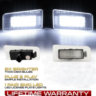 Exqu 2x 18-SMD Đèn Biển Số Led Cho Xe Hyundai Elantra KIA Forte 2011-2018