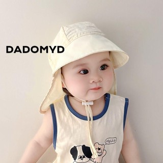  DADOMYD Xô Cho Bé Mũ Chống Nắng Chống Tia UV Vành Lớn Bảo Vệ Cổ Ngoài Trời Dễ Thương Thoáng Khí Mũ Panama Trẻ Sơ Sinh Bé Gái Bé Trai 