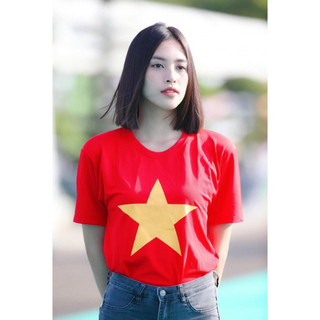 Áo cờ đỏ sao vàng Nam Nữ gia đình trẻ em K9