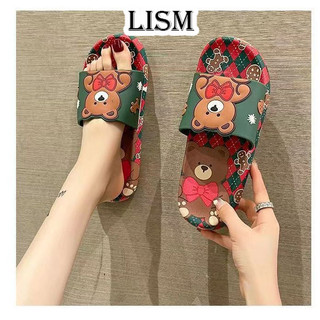 LISM Dép Lê Thời Trang Đơn Giản Cho Nữ dép bánh mì Tiện lợi Đa năng Êm ái Siêu nhẹ B90H2XZ 21Z240519