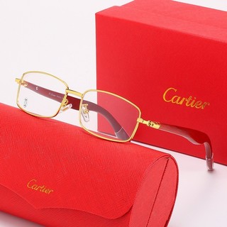 1kgv phong cách mới slingshot chân gỗ carter kính mát nam xuyên biên giới châu âu mỹ nửa chiều kính mát nữ kính mát vuông nhỏ81339596