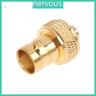 Bộ chuyển đổi đầu nối đồng trục BNC mạ vàng thẳng NERV sang SMA Nữ RF