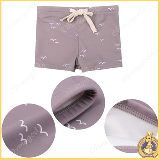 Omg * Quần Short Bơi Cho Bé Trai Mềm Mại Thoáng Khí Đồ Bơi Nhanh Khô Đi Biển Quần Short Họa Tiết Đáng Yêu Thích Hợp Cho Bể Bơi Đi Biển