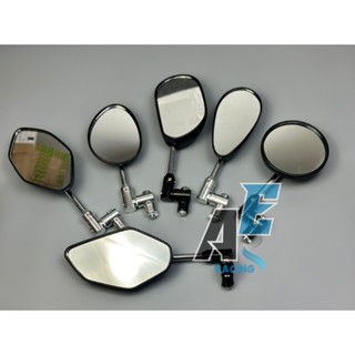 Kính xe máy kiểu SPARK AB EXCITER WINNER SU chân xi bóng kèm chân xoay 360 độ gắn nhiều loại xe (10 li ren thuận)