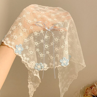 Khăn thêu hoa ren kiểu pháp cổ điển
