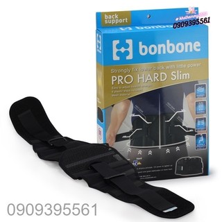 Đai hỗ trợ cột sống lưng đĩa đệm Bonbone Pro Hard Slim Nhật Bản