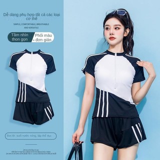 Chia Đồ Bơi Nữ Thời Trang Thể Thao Bao Bụng Ôm Hơn Nhìn Thể Dục Đồ Bơi Chuyên Dụng