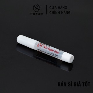  Set 4 lọ Keo dán siêu dính H401 để dán vòng tay charm an toàn nhanh khô HTJEWELRY 
