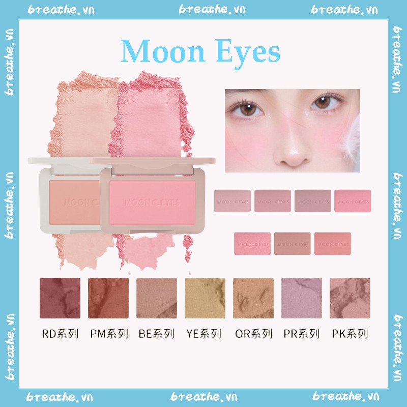 Mooneyes Blush Có thể Sửa cho phép Đậu sa Thân mềm màu Màu hồng Tự nhiên Mở rộng màu sắc Cảm giác về