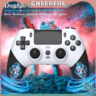Bộ điều khiển không dây Tay cầm chơi game tương thích Bluetooth Rung kép 6 trục cho PS4