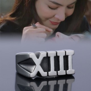 Les TV Trống Nhẫn Faye Khun Nueng Supaporn Malisorn La Mã Chữ Số Nhẫn LGBT Thời Trang Người Phụ Nữ Phụ Kiện Quà Tặng