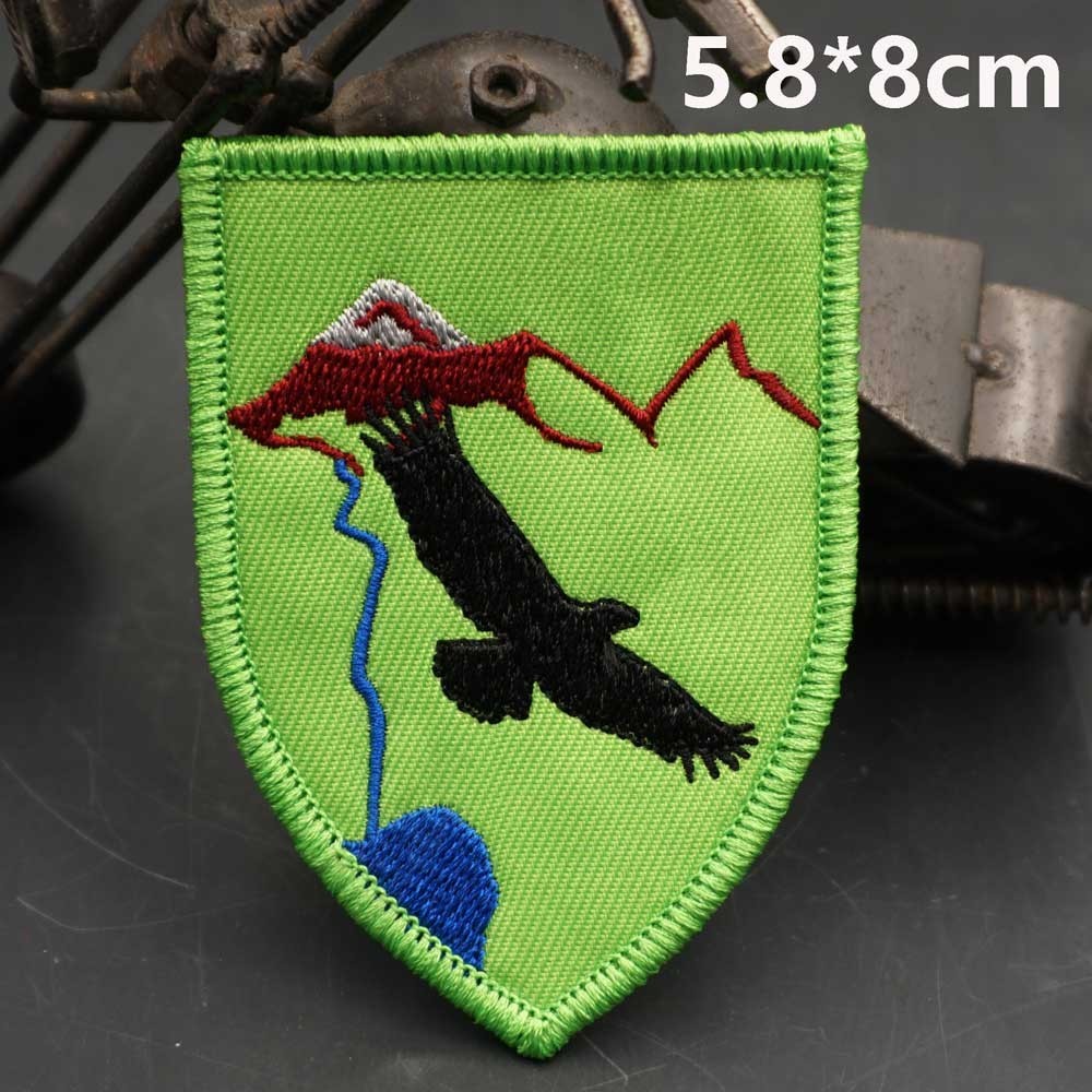 [Tùy chỉnh] Huy hiệu thêu logo AQ Israel AL 3D Velcro Patch / Huy hiệu / băng đô / Trang trí biểu tư