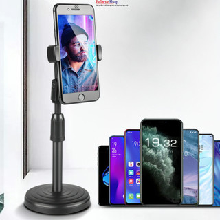 Giá Đỡ Điện Thoại livestream 360 Độ dùng ,Giá kệ đỡ máy tính bảng có thể gập gọn -BeloveShop