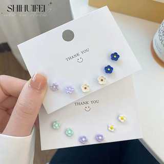 Bông Tai Hình Hoa Mạ Bạc 925 Thời Trang Mùa Hè Dành Cho Nữ