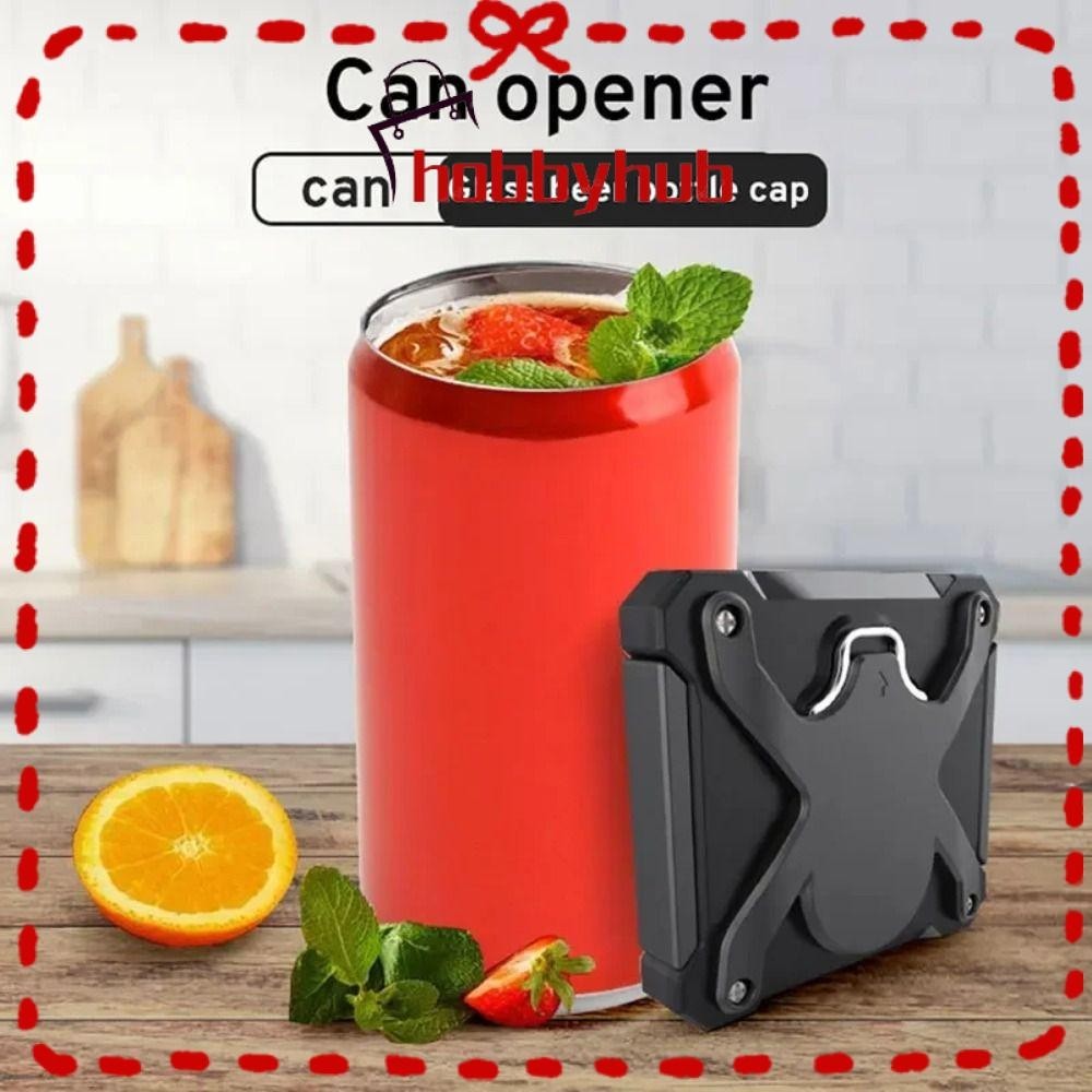 Dụng cụ mở nắp chai bia HOBBYHUB, Dụng cụ mở hộp bằng nhựa ABS cạnh mịn, Phụ kiện nhà bếp đa chức năng di động Nút chai đồ uống