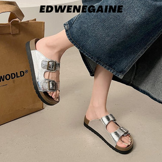 EDWENEGAINE dép sandal nữ dép đế cao Thoải Mái Xinh Xắn  Đa dụng Nổi bật Phóng khoáng Chống trơn trượt FDL24604O2 27Z240701