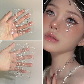 Mặt Dán Trang Sức Miếng Dán Kim Cương Buổi Hòa Nhạc Kim Cương Trang Điểm Gốc Núi Trang Điểm Vỡ Kim Cương Nước Mắt Ngọc Trai Kim Cương Sân Khấu Hiệu Suất Mặt Miếng Dán