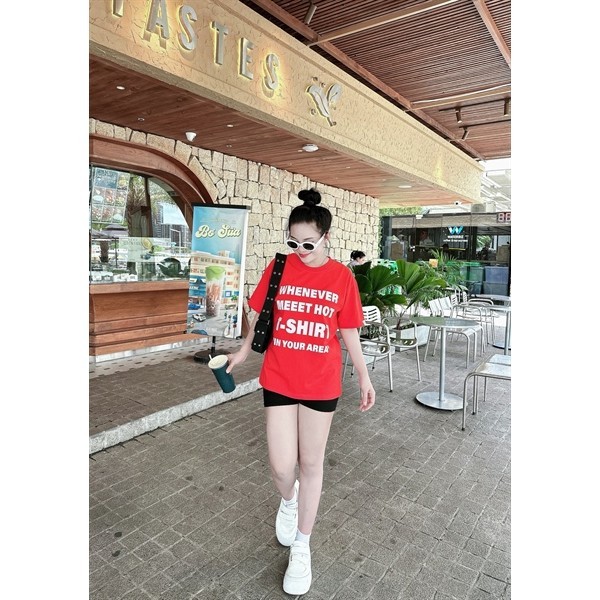 Áo Thun Cloudy Never Unisex phù hợp nam nữ 40-80kg Cotton 100%