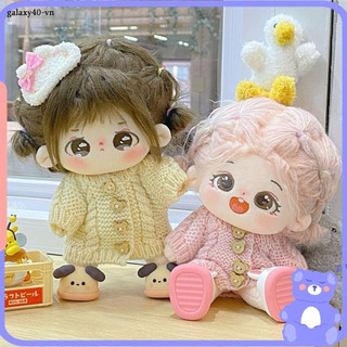 Búp bê uumir áo khoác cardigan len dệt kim cotton 20cm nhiều kiểu dáng tùy chọn thời trang mùa đông