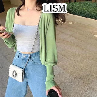 LISM Áo len chống nắng khăn choàng mỏng dành cho nữ mùa hè áo khoác dài tay mới GM2453EB5
