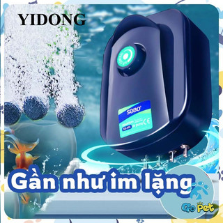 Bộ Yee Sủi oxi siêu êm cho bể cá bể thủy sinh sủi 4 vòi lượng sủi oxi nhiều