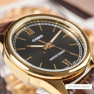 Đồng hồ nữ dây da Casio Anh Khuê LTP-V005GL-1B2UDF
