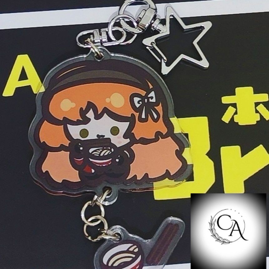 Limbus Công Ty Anime Móc Khóa Nữ Ishmael Acrylic Móc Chìa Khóa Người Đàn Ông Ngộ nghĩnh Móc Khóa Mặt