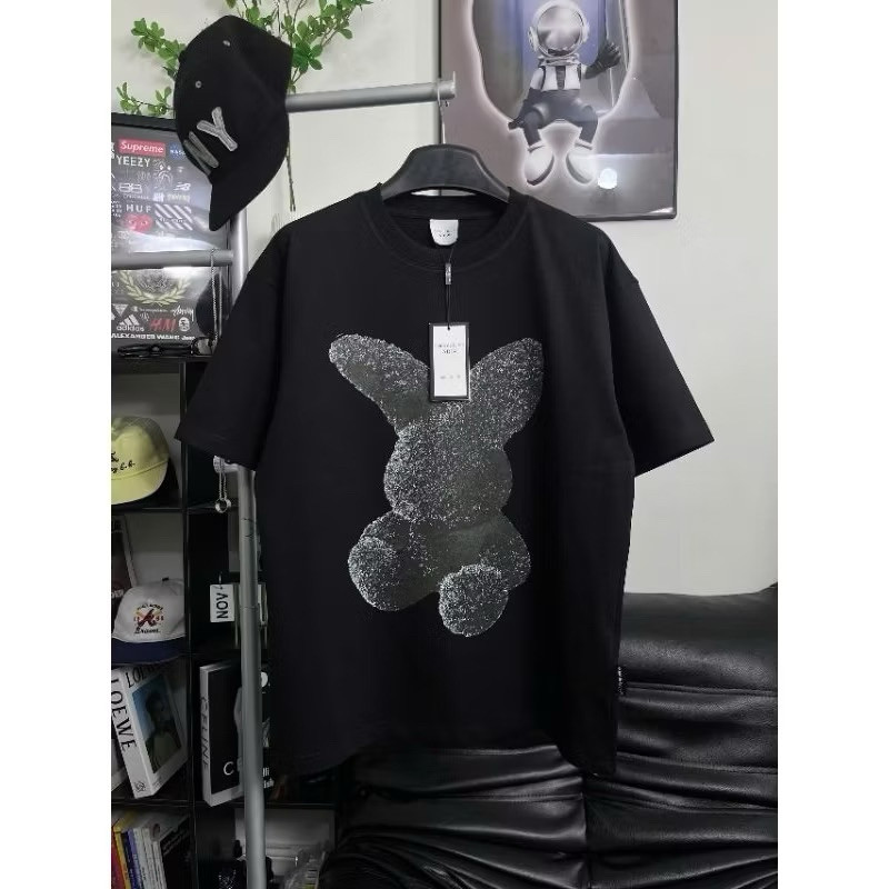 Áo Thun Rabbit Form Rộng Vải Cotton Siêu Dày Dặn In Kĩ Thuật Số Tchipz Store