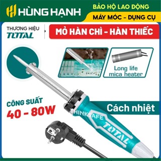  Mỏ hàn chì Total  KingBlue Công suất 40W - 60W Đầu thẳng 220V-240V Thời gian nóng 3-5 phút Mỏ hàn thiếc - Hùng Hạnh 