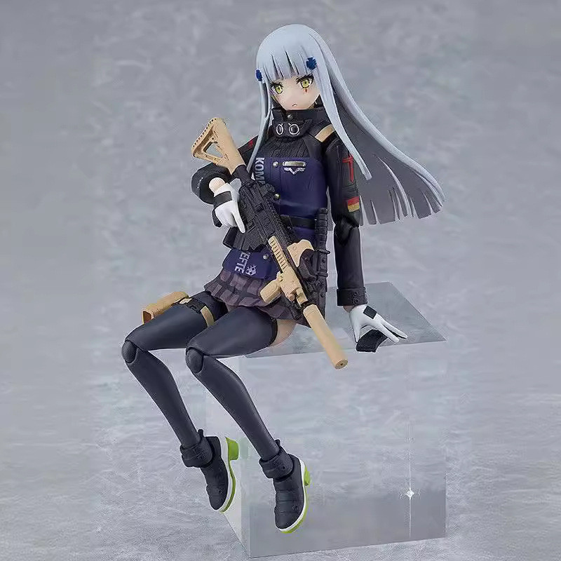 Bandai Girls Frontline figma 573 #HK416 Hình đóng hộp cô gái xinh đẹp có thể di chuyển được