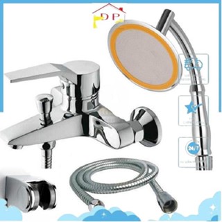  Bộ sen vòi tắm nóng lạnh GIORMANI SNL904 cao cấp mạ crom bóng kết hợp các bát sen tắm tăng áp chỉnh chế độ nước tùy chọn 