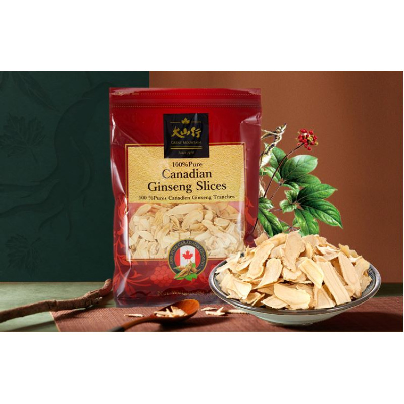 Nhân sâm CANADA thái lát túi 80g