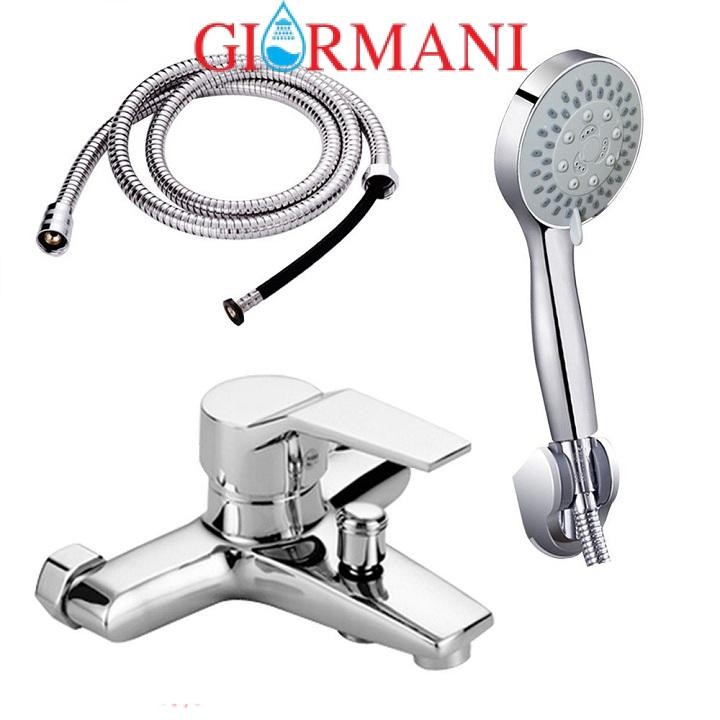  Full bộ sen tắm nóng lạnh GIORMANI bao gồm cả dây và bát sen 5 chế độ nước SNL904-VHS11 