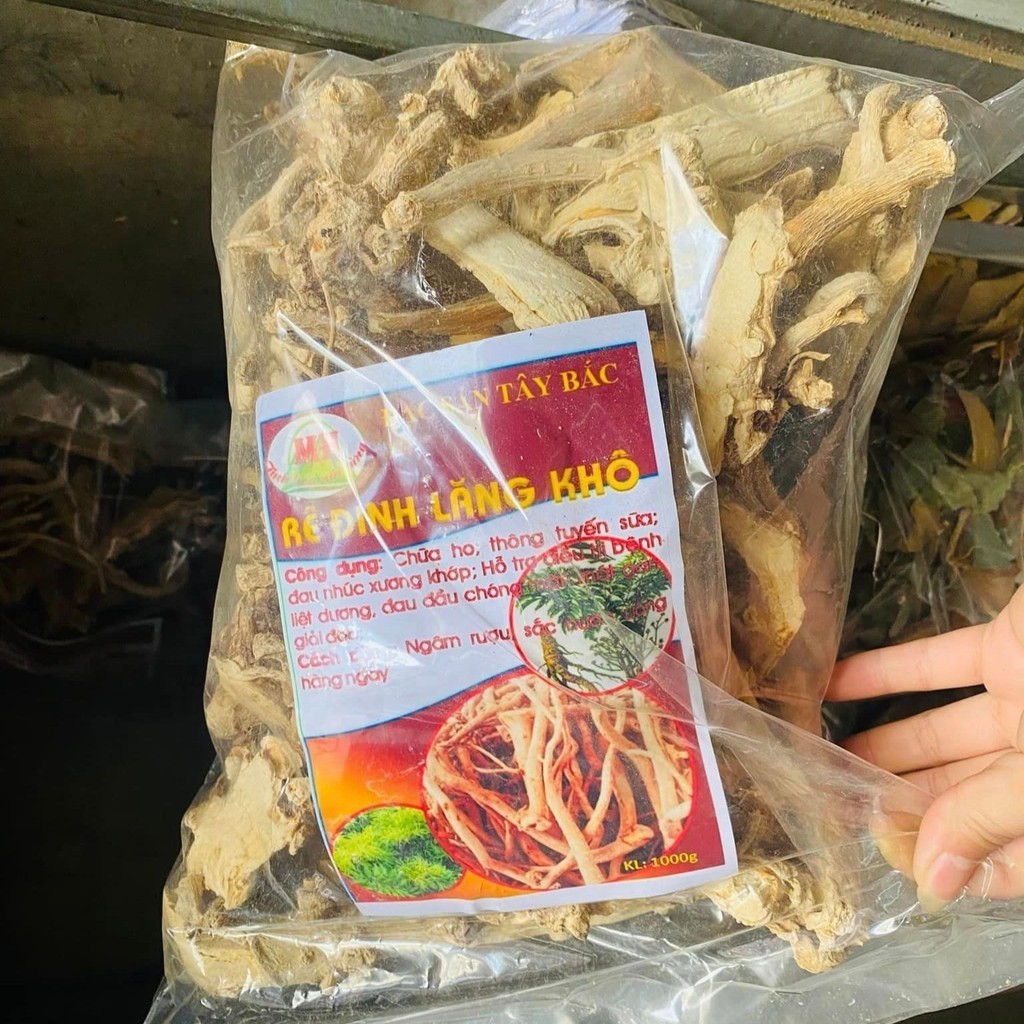 Rễ đinh lăng nếp khô lá nhỏ ngâm rượu. Củ, rễ đinh lăng khô phơi sấy từ củ, rễ đinh lăng nếp tươi Tâ