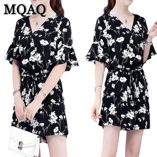 Mqaq Váy thời trang giản dị mới dành cho nữ ' S mùa hè mới váy mỏng mỏng quần short bộ đồ hai mảnh thủy triều.