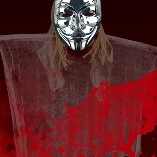 Ziyulinyuk Anonymous Vendetta Guy Fawkes Hacker Khẩu trang Người lớn Halloween Fancy Party EN