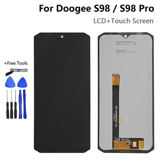 Dành cho doogee s98 màn hình lcd bộ số hóa màn hình cảm ứng cho màn hình lcd doogee s98 pro