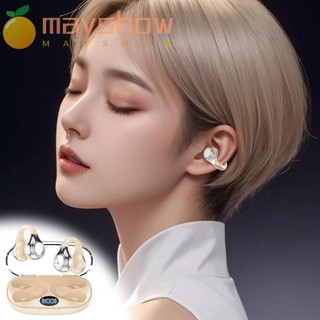 Tai nghe dẫn truyền xương MAYSHOW, Tai nghe Bluetooth kẹp tai chờ cực dài, Tai nghe không dây thể thao chống nước chất lượng âm thanh cao