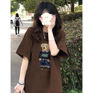 HANUNA Local brand Áo baby tee Áo Thun ôm body Áo y2k 100% cotton Áo thun ngắn tay nữ mặc dạo phố mùa hè phù hợp với in hình cổ điển Plus