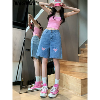 TINGTIAN quần ống rộng quần nữ jean Minimalist Phong cách Fashion Korean WNK24414YK 19Z240511