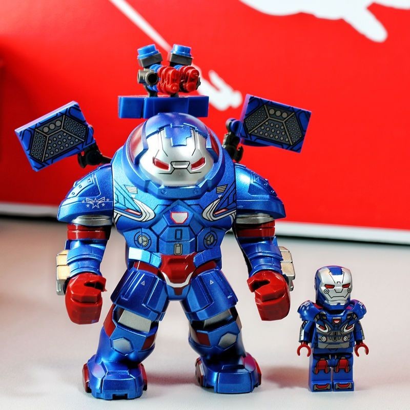 Tương thích với LEGO Avengers Hulkbuster Iron Man Tương thích nặng LEGO Avengers Hulk Iron Man Reloa